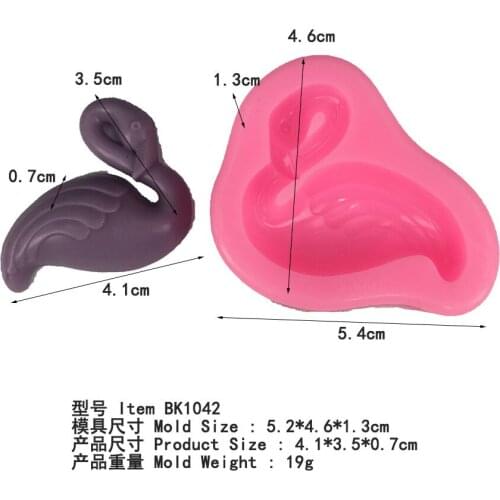 Flamingo Candle Silicone Mold Plaster Aroma Mold Handmade Soap Mold