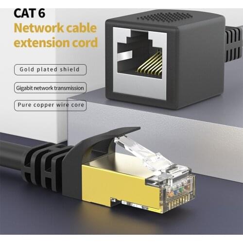 CNCOB Cat6 Ethernet Extension Cable RJ45 Cat 6 Male to Female Rj-45 Lan Network Adapter for PC Laptop 1M 3M 5M