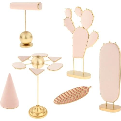 Creative Jewelry Display Shelf Rack Earrings Studs Watch Hanging Storage Stand Holder Organizer Shop Ornaments