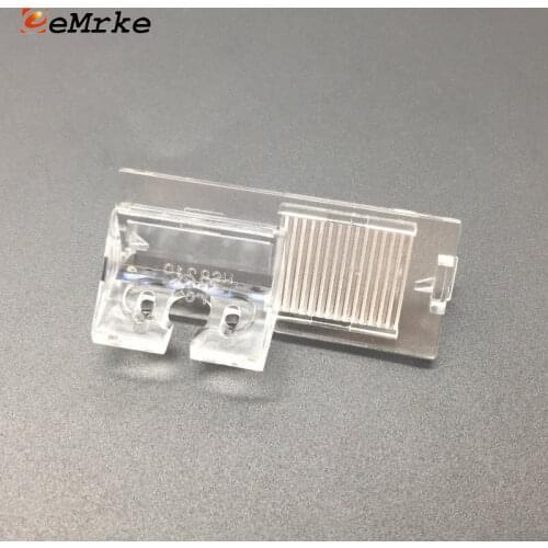 EEMRKE Car Rear Camera Bracket License Plate Lights Housing Mount for Peugeot 301 /308 /408 /508 /3008 /307 Hatchback /307CC