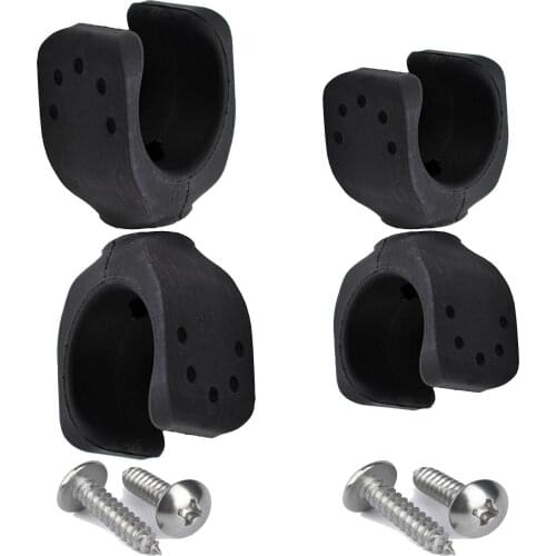 4/PK Boat Hook Spring Clamp Holder Bracket Pole Storage Clip Ladder Stowing Clip