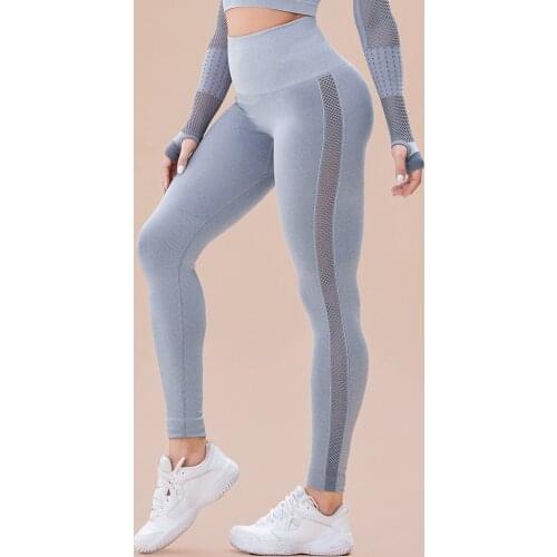 High Waist Fitness Gym Leggings Women Seamless Energy Workout Running Training Activewear Pants Hollow out Sports Trainning Wear