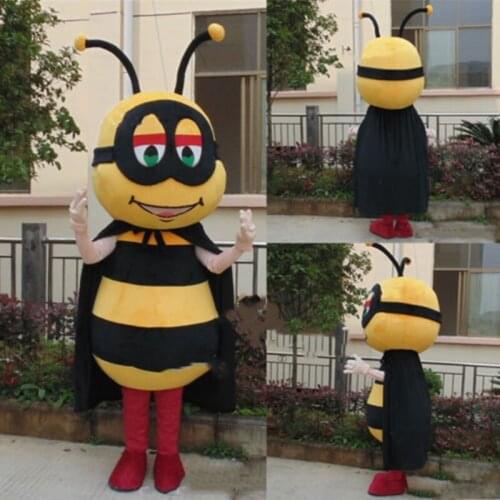 Bee Honeybee Mascot Costume Halloween Suits Cosplay Party Game Dress Outfits Clothing Advertising Carnival Xmas Easter Festival
