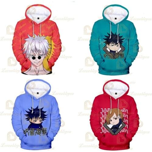 3D Print Hooded Sweatshirts Men Fashion Casual Anime Hoodies Harajuku Streetwear Cool Pullovers