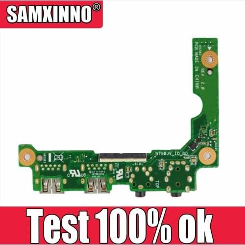 New! For Asus N750J N750JK N750JA N750JV Laptop Audio usb IO board Interface board