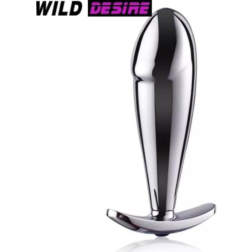 NEW Small Metal Butt Plug Dildo For Beginner Women Men Intimate Goods Strapon Anal Toys Sex Accessories Anal Beads Training 18