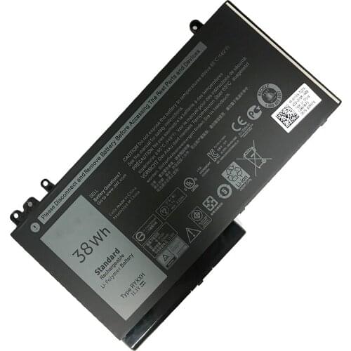 Genuine RYXXH Laptop Battery For Dell Latitude 12 5000 11 3150 3160 3550 E5250 E5450 E5550 0VY9ND 9P4D2 R5MD0 VY9ND 11.1V 38Wh