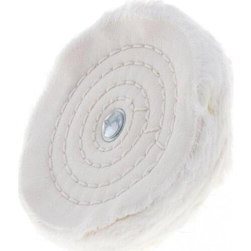 3" 75MM Cloth Buffing Wheel Mirror Polishing Wheel Grinder For Jewelry Wood Metal Abrasive Tool