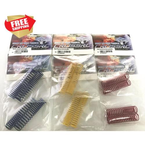 RC Radio control car CROSSRC 4x4 shock spring 90mm 80mm for AT4 SG4 SR4 SP4 FR4 SU4 KR4 option upgrade parts