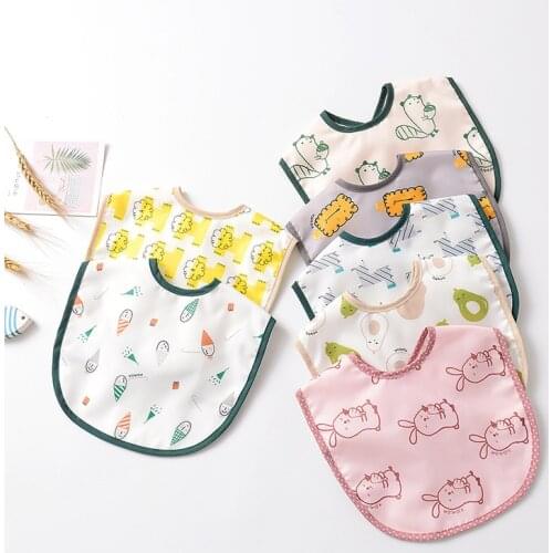 Baby Waterproof Bibs Adjustable Cartoon Soft EVA Feeding Staff Boy Girls Saliva Apron Baberos Burp Cloths Bandanas for Toddlers