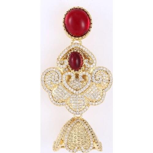 Luxury Jewelry Making Supplies High Quality Copper AAA Cubic Zirconia Rhinestone Big Pendant Connectors For Pearl Jewelry Making