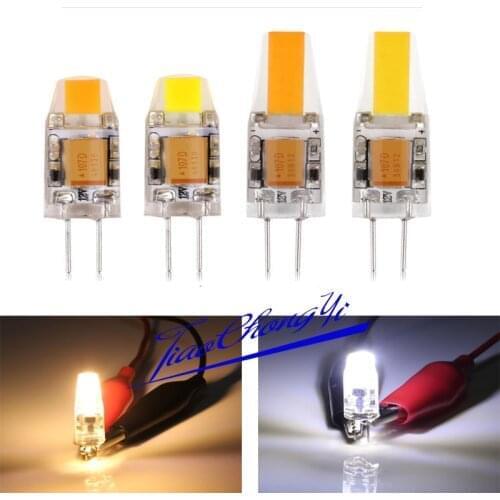 High Quality Dimmable G4 LED 12V AC/DC COB Light 3W 6W LED G4 COB Lamp Bulb New