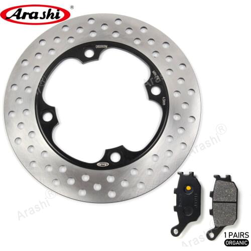 1 Set Motorcycle CNC Rear Brake Discs Rotors & Brake Pads For HONDA CBR600RR CBR 600RR 2003-2006 2004 2005 CBR600F CBR600 F 600