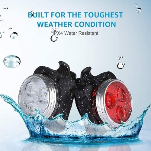 New USB Charge Bicycle Rear Light Waterproof Bike Light For MTB Safety Warning Tail Light Taillight