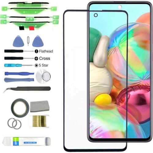 Replacement Front Glass Screen Repair Kit for Samsung A51 5G A515/A71 5G A715