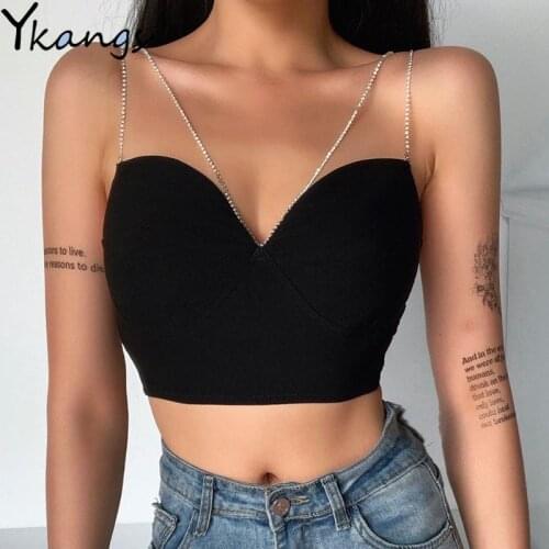 Long Sleeves Elegant Puff Sleeve Crop Tops Women Korean Chic Chain V-neck Blouses High Street Fashion Zipper Basic Tops Female