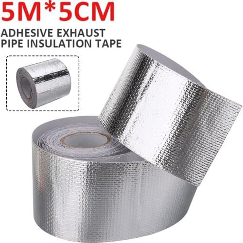 5M Motorcycle Exhaust Header Pipe Heat Wrap Tape Thermal Protection Exhaust Pipe Insulat Tools Parts