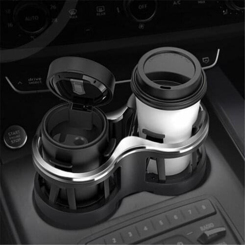 Multi-functional Car Mounted Glass Rack Modified Fixed Car Put Glass Ash Tray Rack Car For Tea Cup Saucer Drink Holder