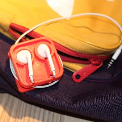 10pcs/lot Earphone Cable Winder Tidy Headphone Line Holder Headset Earbud Wire Organizer Cable Cord Wrap