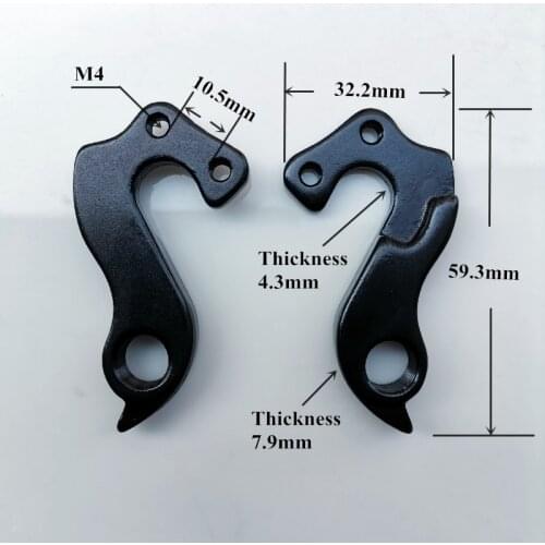 5pcs Bicycle Mech dropout D052 For Benellie E-Bike Bevato Gios Bianchi MBK Edge Principia Wheeler bike frame Derailleur Hanger