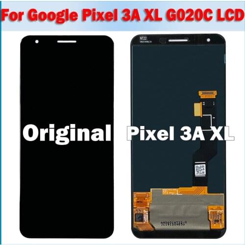 6.0 " Original Amoled For Google Pixel 3A XL LCD Display Touch Screen Digitizer Assembly G020C G020G Pixel 3AXL LCD Screen
