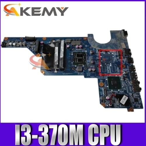 AKemy laptop Motherboard For HP Pavillion G4 G6 G7 G4-1000 G6-1000 I3-370M Mainboard 655990-001 655990-501 DAR18DM86D0 HM55