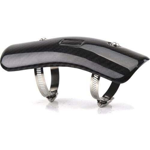 For Yamaha Kawasaki Honda Motorcycle Accessories Carbon Fiber Universal Modified Exhaust Pipe Heat Insulation Anti-scald Cover