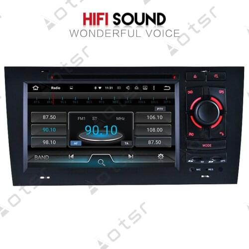 AOTSR 7 inch Android 9.0 GPS Navigation Car Radio Player For AUDI A6 1997-2004 Multimedia Player Tape Recorder Car stereo