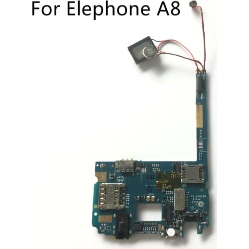 Used Mainboard 1G RAM+8G ROM Motherboard For Elephone A8 MediaTek MT6580 5.0" 480 x 854 Smartphone