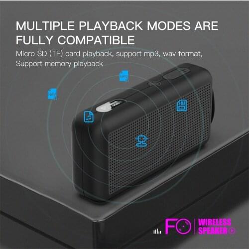 Bluetooth Speaker Portable wireless Bluetooth Speaker Stereo with Driver/built-in Mic speaker for home outdoor