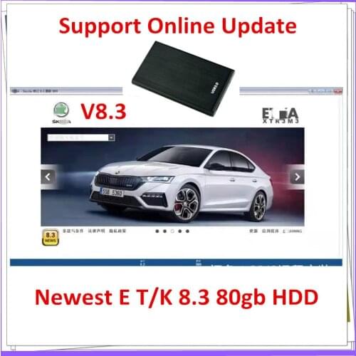 For V/W+AU//DI+SE//AT+SKO//DA, Support cars 2021 E T/ K 8 .3 V Group Vehicles Electronic Parts Catalogue Support Online Update