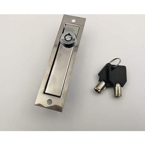 European style door grid lock guide slot lock for shutter manual door cord lock garage door emergency lock