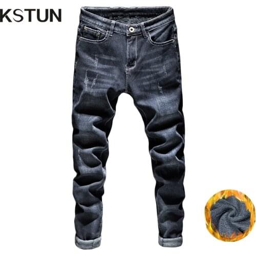 KSTUN Men's Jeans With Fleece China