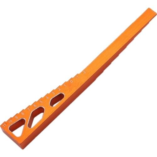 RC Model Car Adjuster Ruler Metal Aluminum Alloy Height Gauge Measuring Tool for 1/10 Rc Car