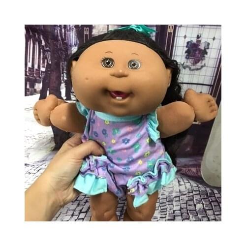 Lovely cabbage patch kids baby doll bounces back collects birthday gifts for girls body not orignal
