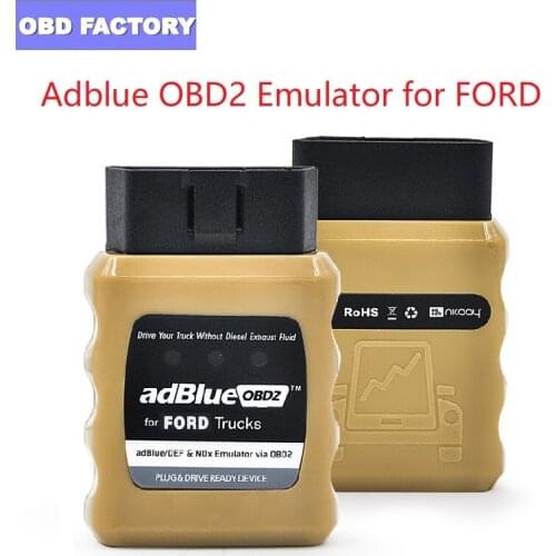 2020 New TRUCK Adblue Emulator AdblueOBD2 For FORD Trucks Scanner Diesel Heavy Duty Truck Scan Tool OBD2 Plug free shipping