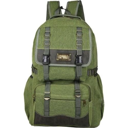 New Men Backpack Canvas Backpack Bags College Student Book Bag Large Capacity Travel Laptop Backpack For Teenagers Boys Girls