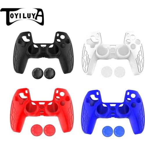 New Thicken Silicone Cover Case Protection Controller Skin For PS5 Console Playstation 5 Controller for PS5 Game Accessories