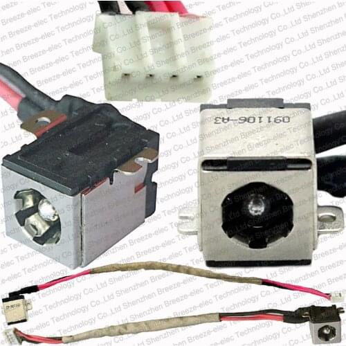 Genuine New Laptop AC DC IN Power Jack socket with cable connector HARNESS wire for IBM LENOVO IDEAPAD Y510 Y530 4051 59014867