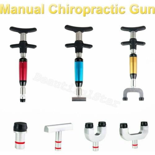 Manual Correction Gun Adjusting Therapy Spine Activator Cervical Spine Treatment 6 Levels Healthcare Massager Chiropractic Tools