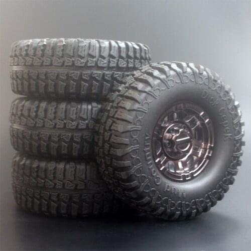 1/10 1.9 inch plastic wheel 100MM tire 617-7036 RC4WD CC01 TF2 D90 no glue required