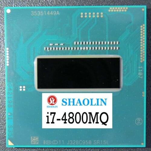 I7-4800MQ i7 4800MQ SR15L 2.7GHz Quad-Core Eight-Thread CPU Processor 6M 47W Socket G3/rPGA946B Original SHAOLIN Official Versio