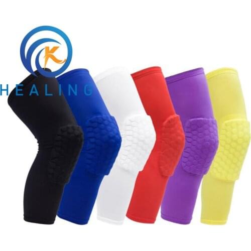 Anti-collision Breathable Outdoor Sports Pair Honeycomb Knee Protector Basketball Mountaineering Knee Protector Professional