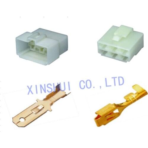 1Set 6 Pin/Way DJ7061-6.3 Electrical Wire Connectors Plug Male and female Automobile Connectors