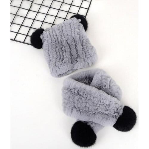 2020 Fashion New Knitted Children Hat Scarf Two Piece Set Boys And Girls Hat Ball Hair Accessories For Children Warm Set