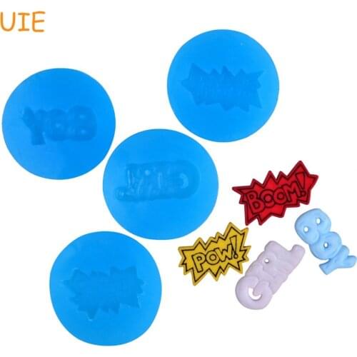 PYL090U,PYL096U,PYL108U,PYL534U Letter Silicone Mold - for Scrapbooking Resin Gum Paste Candy Making Chocolate Food Safe Clay