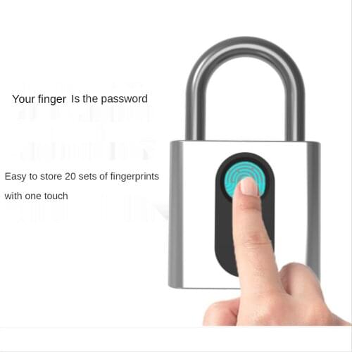 Fingerprint Padlock Gs40f Fingerprint And Bluetooth App Smart Padlock Gym Lock Dormitory Anti Theft Lock Warehouse Locks L1