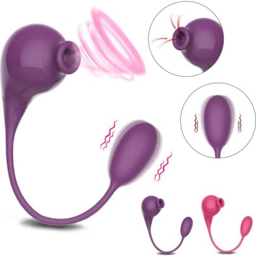 Vagina Sucking Vibrator Nipple Sucker Vibrating Sex Suction G-Spot Clitoris Stimulator Erotic Sex Toy For Women Sexual Wellness