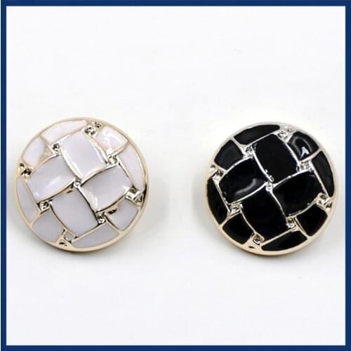 10pcs/lot High Grade Rose Gold Button Coat Button The Black Dots Of Oil