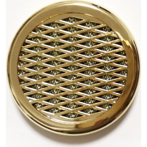 Gold Portable Round Plastic Cigar Humidifier Humidor Gadgets Plastic Cigarette Cigar Humidifier Smoking Accessories 57mm*13mm